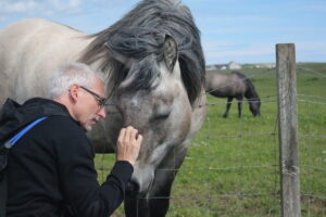 In Gedanken eins - Mann und Pferd